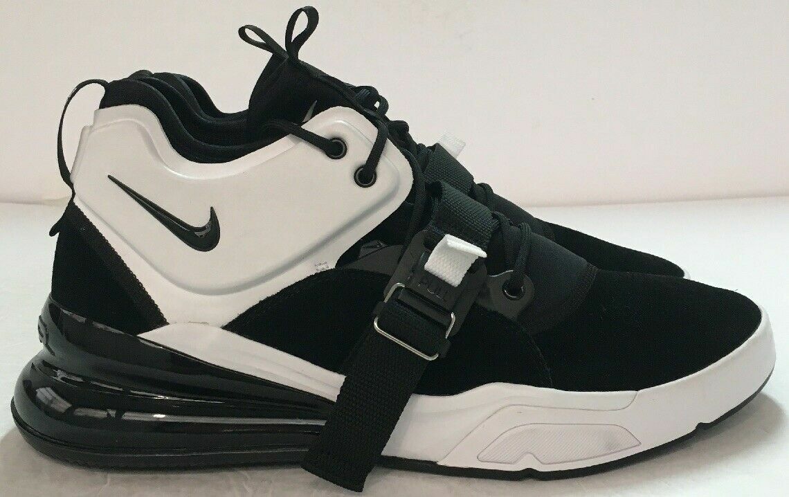 nike air force black and white suede